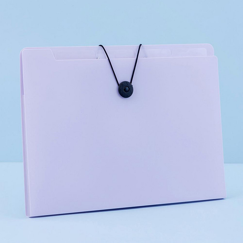 Fájlszervező Morandi színes orgona mappa hordozható vizsgapapír bolt Hasznos A4 250 lapos asztali iratrendező