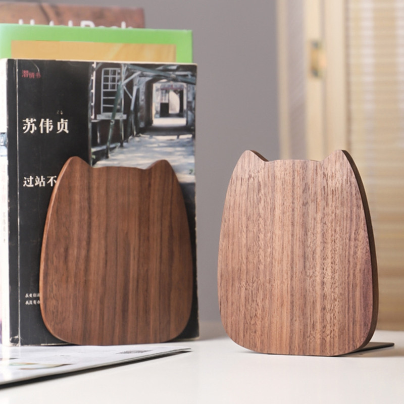 Stolni držač za knjige Drveni umjetnički držač za knjige Držač za časopise Donji dio željeznog postolja Ukrasi za kućni ured