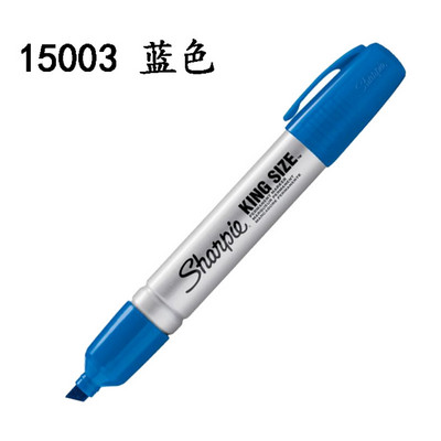 Sharpie King méretű állandó markerek 5-8 mm vésőhegy fekete kék piros munkához ipari műanyag fa kő fólia fém bőr