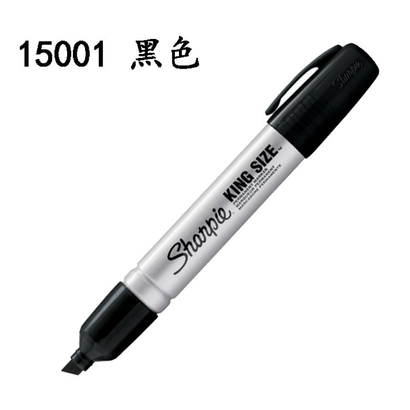 Sharpie King méretű állandó markerek 5-8 mm vésőhegy fekete kék piros munkához ipari műanyag fa kő fólia fém bőr