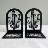 Cacti Book Ends Metalni držači za knjige za teške uvjete rada Uredska radna površina Kućna polica za knjige za ljubitelje knjiga Uredski materijal Stalak za knjige