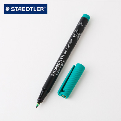 Staedtler 313/317/318 Lumocolor nuolatinis žymeklis SMF veltinio antgalis, vandeniui atsparus rašymas, skirtas CD grafiti metaliniams stikliniams biuro reikmenims
