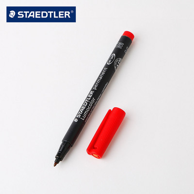 Staedtler 313/317/318 Lumocolor nuolatinis žymeklis SMF veltinio antgalis, vandeniui atsparus rašymas, skirtas CD grafiti metaliniams stikliniams biuro reikmenims