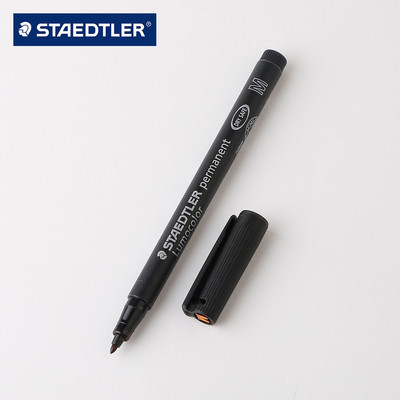 Staedtler 313/317/318 Lumocolor nuolatinis žymeklis SMF veltinio antgalis, vandeniui atsparus rašymas, skirtas CD grafiti metaliniams stikliniams biuro reikmenims