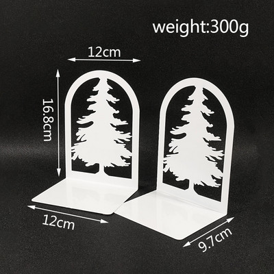 2 db karácsonyfa könyvvégek nehéz könyvállvány polc könyvtartó vasaló könyvtartók állvány vasaló otthoni íróasztal