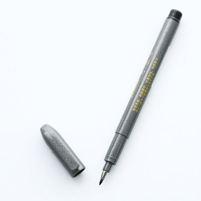 1 vnt. Zebra Brush Pen kaligrafinis rašiklis Juodas pildomas raštinės reikmenys Mokykliniai biuro reikmenys Signatūra Piešimo Menas Rašymas