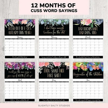 Ημερολόγιο 2024 για κουρασμένες γυναίκες Χαρτί Αστεία 12 μήνες κουσούριων ρητά Ημερολόγιο τοίχου εσωτερικού χώρου Μοναδικά δώρα Πρωτοχρονιάς