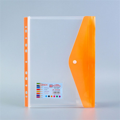 Pattintható záródású pénztárca átlátszó cipzáras táska Tárolótáska A4-es irattartók Dokumentumrendező Teszt papírtartó Dokumentumtáska