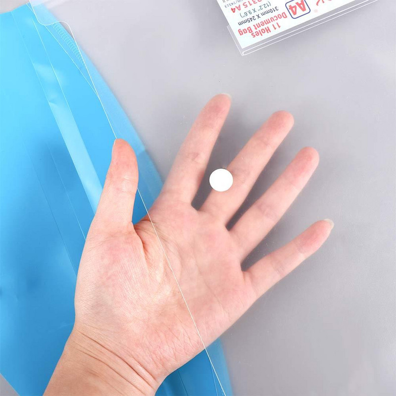 Pattintható záródású pénztárca átlátszó cipzáras táska Tárolótáska A4-es irattartók Dokumentumrendező Teszt papírtartó Dokumentumtáska