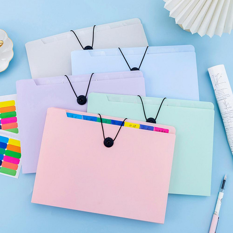 A4 8 tinkleliai išplečiamas piniginės failų aplankas organas aplankas sagties dizainas įslaptintas įterptas dokumentai saugyklos laikiklis failų tvarkyklė