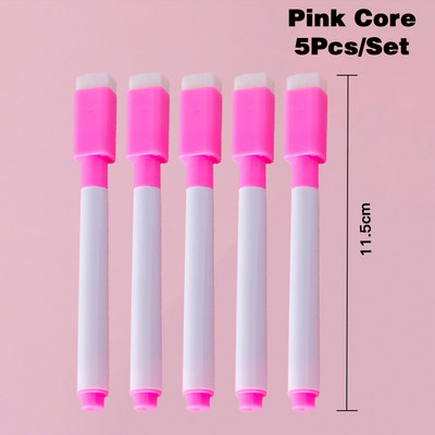 5db/készlet Törölhető tábla jelölőtoll Színes fehér tábla toll Graffiti színes toll Irodai iskolai művészeti jelölő irodaszerek