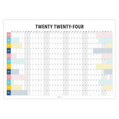 2024-es nagy falinaptár 2024-es feladatszervező átlátszó nyomtatási évtervező munka- és életajándék családoknak