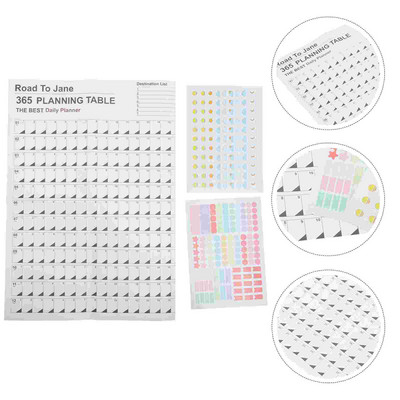 Veliki kalendar za 2024. godinu Zidni Novi godišnji dnevni planer List papir Dnevni plan Godišnje viseće planiranje Tjedni raspored