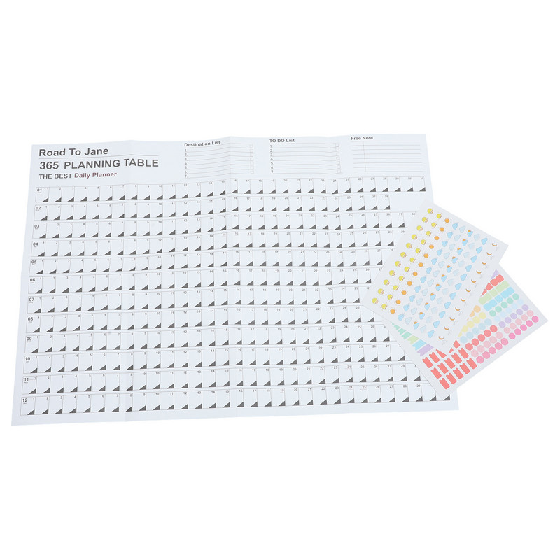 Veliki kalendar za 2024. godinu Zidni Novi godišnji dnevni planer List papir Dnevni plan Godišnje viseće planiranje Tjedni raspored