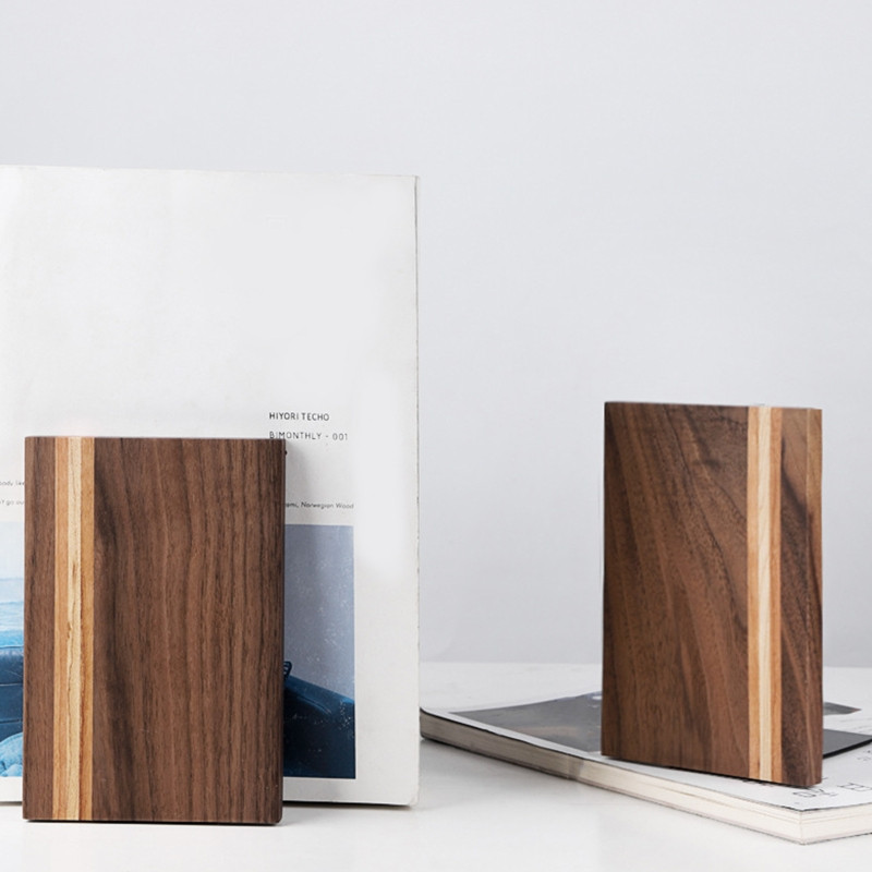 Βαρέως τύπου Ξύλινο Βιβλιοθήκη με Μεταλλική Βάση Περιοδικό Βιβλιοθήκη Βιβλιοθήκη Δώρο Βιβλιοθήκη Γραφείο Διακοσμητικά για Φοιτητές Dropshipping