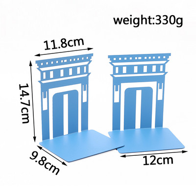 2db Exquisite fém könyvtartók Nagy teherbírású könyvtartók könyvespolcokhoz Otthoni irodai könyvtartók férfiaknak Női dekoratív könyvespolcok