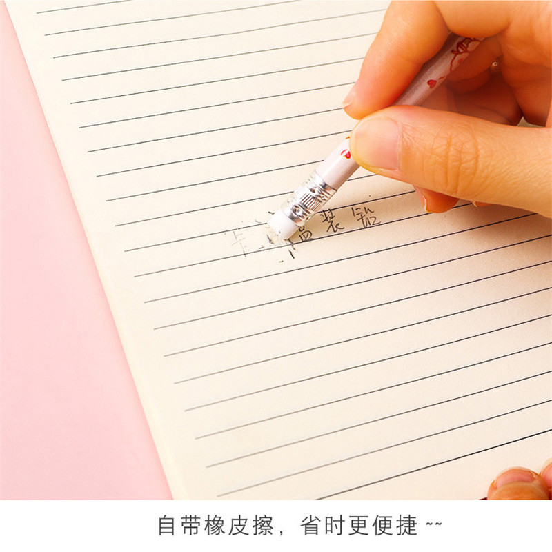 10 τεμ./Κουτί Ξύλινα μολύβδινα μολύβια Cute Kawaii Cartoon HB Pencil Sketch Σχέδιο Γραφική ύλη Μαθητική Σχολική προμήθειες γραφείου για παιδιά