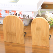 Nature Bamboo Desktop Organizer Office Home Bookends Βιβλιοθήκες Βιβλιοθήκη Βάση Βιβλιοθήκη ράφι