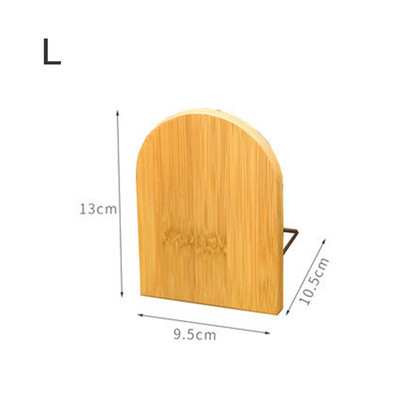 Nature Bamboo Desktop Organizer Office Home Bookends Βιβλιοθήκες Βιβλιοθήκη Βάση Βιβλιοθήκη ράφι