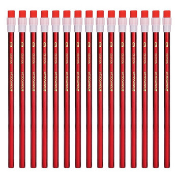 Шестоъгълни моливи SUNWOOD 5783 HB с гумичка Lucky Red 20 за кутия Единична цена за кутия
