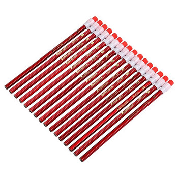 SUNWOOD 5783 Hexagonal HB Student Pencils with Eraser Lucky Red 20 ανά κουτί Τιμή μονάδας ανά κουτί