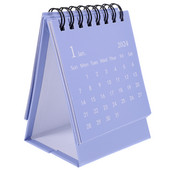 Minikalender lauapealne väike kalender väike ingliskeelne kalender ornament Dekoratiivne lauakalender 3D päevakava