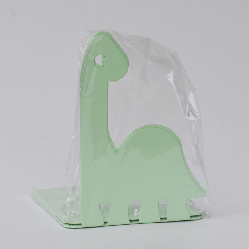 Βάση Βιβλίων Δεινόσαυρος Μεταλλικό Υλικό Γραφείου Σιδερένιο Ράφι Αποθήκευσης Κινούμενα σχέδια Κλιπ σπουδαστικού βιβλίου δύο τεμαχίων