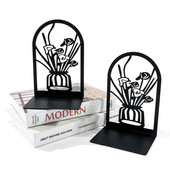 Βιβλιοθήκη Μεταλλικά βάζα Επιτραπέζια ράφι Απολήξεις βιβλίων για τους λάτρεις των βιβλίων Γραφείο σπιτιού Γραφείο Βιβλιοθήκης Βιβλιοθήκη Βιβλιοθήκη Γραφείου Προμήθειες σιδήρου