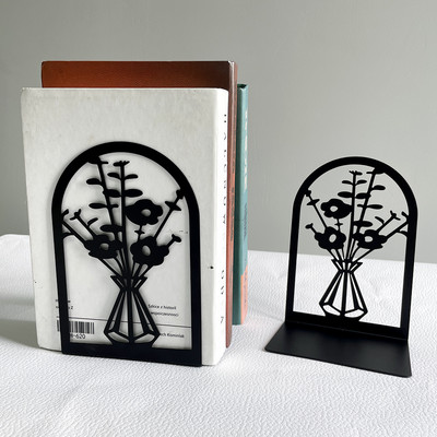 Βιβλιοθήκη Μεταλλικά βάζα Επιτραπέζια ράφι Απολήξεις βιβλίων για τους λάτρεις των βιβλίων Γραφείο σπιτιού Γραφείο Βιβλιοθήκης Βιβλιοθήκη Βιβλιοθήκη Γραφείου Προμήθειες σιδήρου