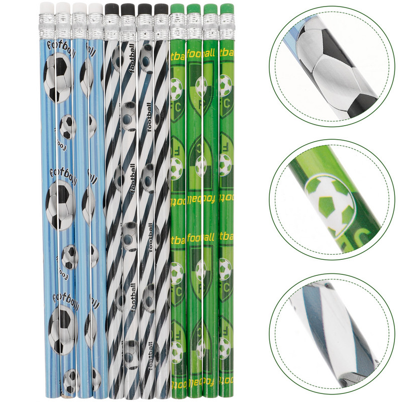 12 db futball ceruza gyerekeknek ajándék írószer kis ceruza sport témájú írás
