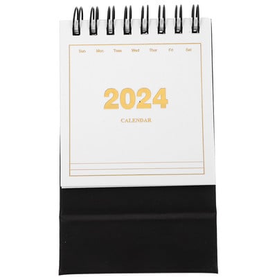 2024 Small Desk Calendar Έτος The Dragon Desktop Calendar Stand Up Ημερολόγιο Μηνιαίο Desk Pad Αγγλικό Ημερολόγιο