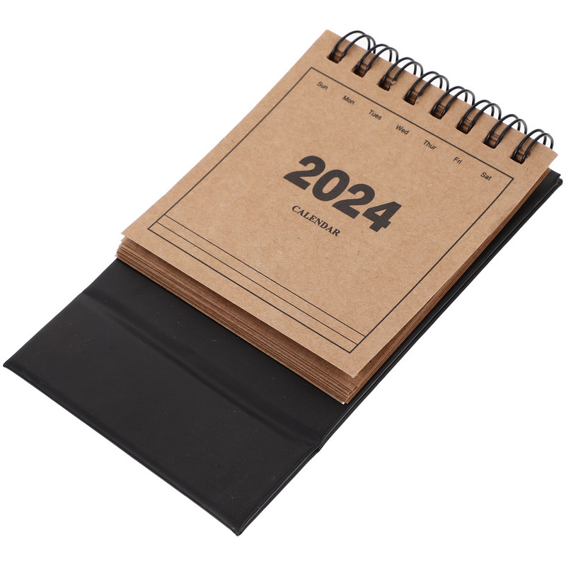 2024 Small Desk Calendar Έτος The Dragon Desktop Calendar Stand Up Ημερολόγιο Μηνιαίο Desk Pad Αγγλικό Ημερολόγιο