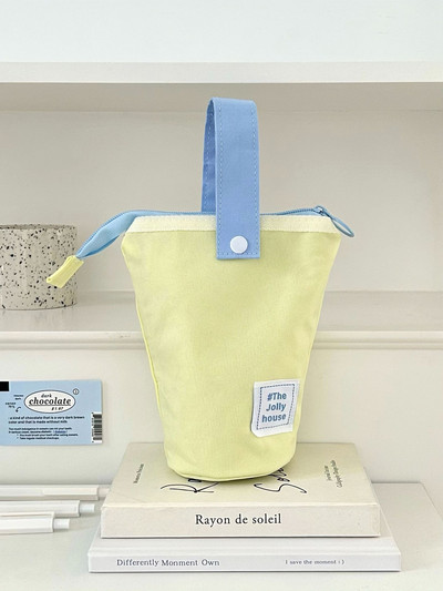 MINKYS Kawaii nagy kapacitású tolltartó tolltartó táska Aranyos tolltartó ceruzalyukasztó Vissza az iskolába Gyerekeknek ajándék írószer kellékek