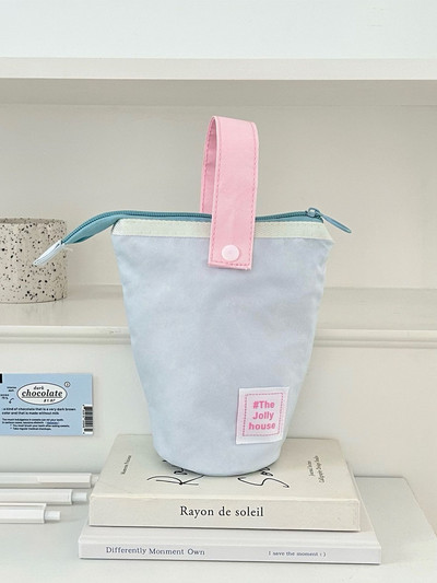 MINKYS Kawaii nagy kapacitású tolltartó tolltartó táska Aranyos tolltartó ceruzalyukasztó Vissza az iskolába Gyerekeknek ajándék írószer kellékek