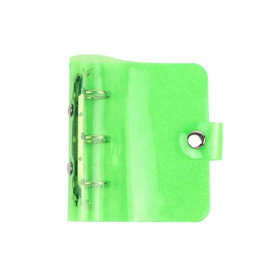 A5 A6 A7 Mini Clear Glitter Binder Κάλυμμα Loose-Leaf Κάλυμμα Notebook Προστατευτικό Κλείσιμο με κούμπωμα PVC 6 οπές Φάκελοι πλήρωσης φακέλων