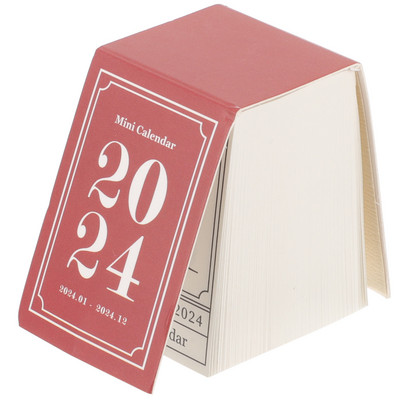 Mini lauakalender igapäevane lauaplaat Rebitav selge printimine Graafiku planeerimine Delikaatne