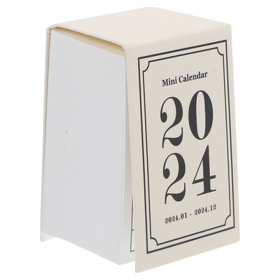 Mini lauakalender igapäevane lauaplaat Rebitav selge printimine Graafiku planeerimine Delikaatne