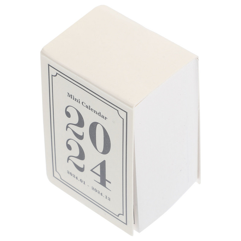 Mini Desk Calendar Καθημερινό Επιτραπέζιο Tearable Clear Printing Πρόγραμμα Προγραμματισμός Delicate
