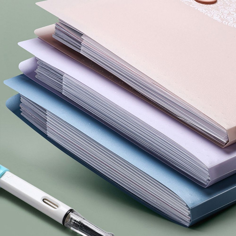 A4-es papír 5/12 rácsok mappa Kézi fájl mappa Szervszervező Tárolótartó Irodai dokumentumtároló eszközök