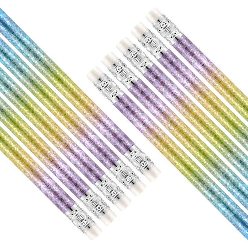 12 ΤΕΜ Starry Sky Rainbow Pencil HB Gradient Cute Pencils Πολύχρωμο Σετ μολύβι σχεδίου για Παιδιά Μαθητικά Σκίτσο Σχολικά Προμήθειες