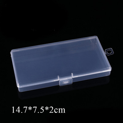 Többfunkciós írószer tárolódoboz gemkapocs toll matrica rendező átlátszó doboz PP négyszögletes asztali tárolódoboz diákkellék
