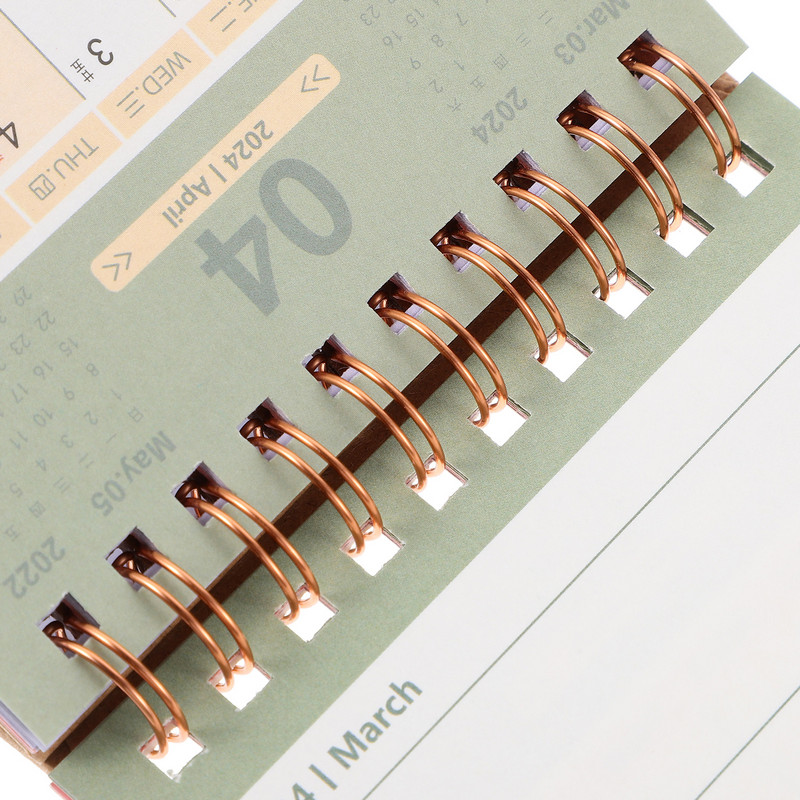 Calendar de birou Ornament pentru calendar de birou Stand Up Flip Calendar Decor Calendar de birou