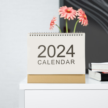 Мини настолни календари Обръщащ се календар Стоящ настолен календар Настолен календар месечен планер Аксесоари за бюро Декор за офис