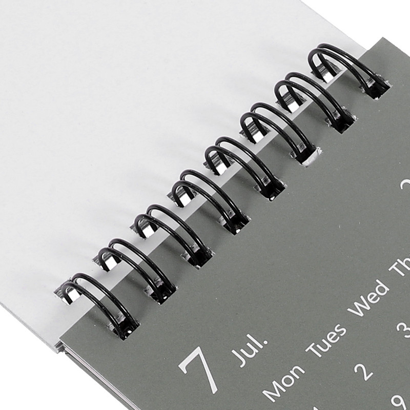 Мини календар Настолен малък календар Малък английски календар Орнамент Декоративен настолен календар 3d Дневен ред