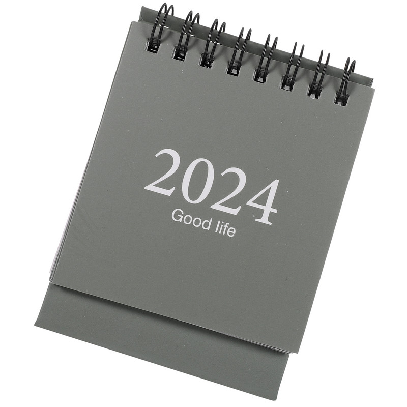 Мини календар Настолен малък календар Малък английски календар Орнамент Декоративен настолен календар 3d Дневен ред