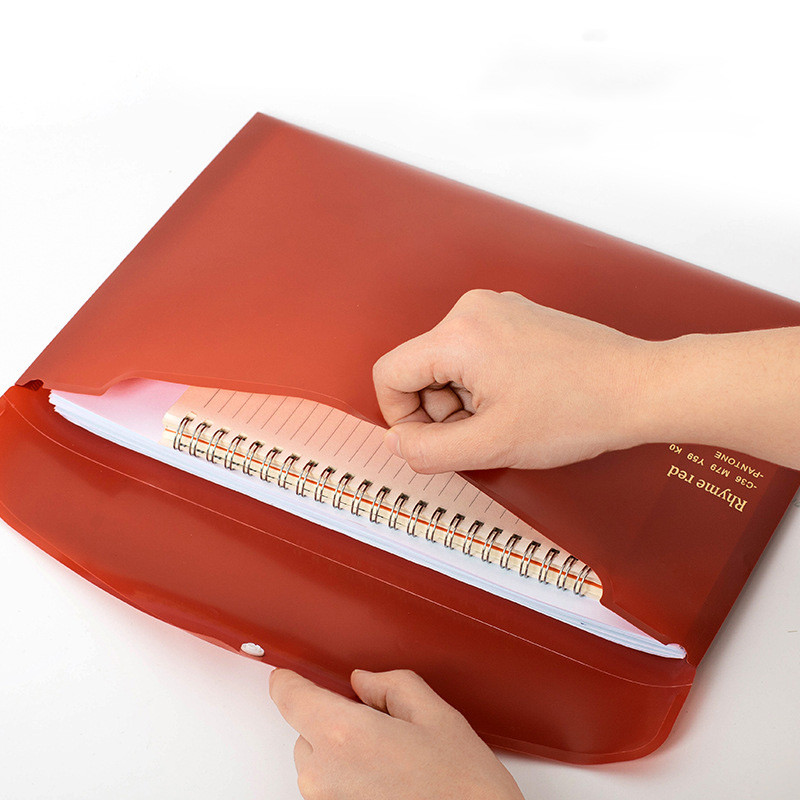 Mohamm 1 db Random Color Kreatív Retro Színes A4-es mappa diákkellékek