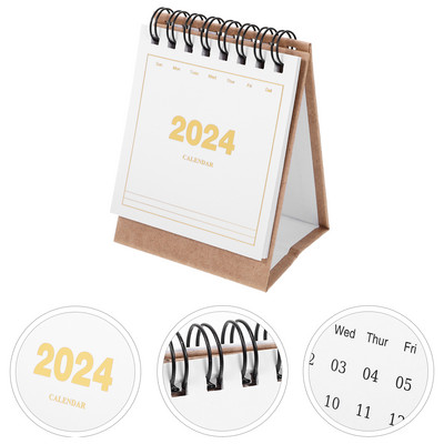 Kalendar Ukrasni stolni kalendar Mali mali stolni kalendar Stolni kalendar Stojeći stolni kalendar 2023-2024 za kućni stolni stol