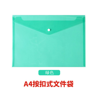 Φάκελος φακέλου 5 ΤΕΜ A4 Poly με Κουμπί Snap Clear αδιάβροχο πλαστικό προστατευτικό εγγράφων για οργάνωση γραφείου σχολείου