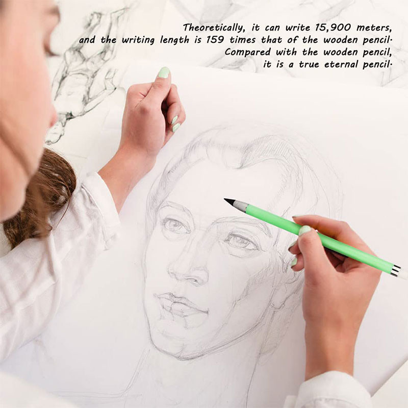Eternal Pencil Special HB Pencil No Need To Sharp The Endless Pencil Μολύβια χωρίς μόλυβδο μελάνι για μαθητές Δημοτικού