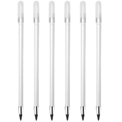 1/6 db Infinity ceruza, újrafelhasználható, tintamentes, élesítés nélküli ceruza művészeti rajzok írásához, vázlatfestéshez, helyhez kötött irodai tanszerek